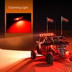 Nilight 6PCS Waterproof LED Rock Light Pods