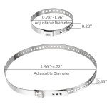 36 Pack Adjustable CV Boot Clamps - Stainless Steel