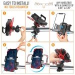 TruActive Universal Phone Mount for Bikes and ATVs