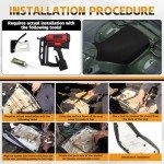 Kistrba Heavy Duty ATV Seat Cover for Honda