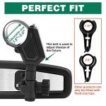 Adjustable Aluminum UTV Mirrors for Roll Cages