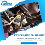 Sunluway 2 Pack 12020 Axle Popper Kit Inner CV Axle Removal Tool Set for Use on Front Wheel Drive Vehicles-Remove Most Vehicles’ Half-Shaft Drive Axles-Fix Damaged CV Joints