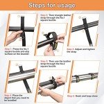 4 Pack Adjustable Shovel Holder for Roof Rack