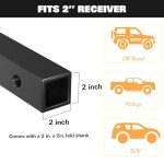 WEIZE 60" Hitch Mount Cargo Carrier with Bag