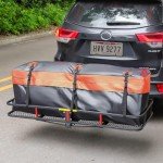 WEIZE 60" Hitch Mount Cargo Carrier with Bag