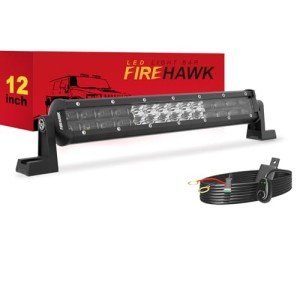 12-Inch Firehawk LED Light Bar with Wiring Kit