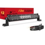 12-Inch Firehawk LED Light Bar with Wiring Kit