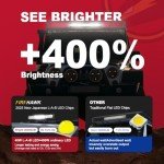 12-Inch Firehawk LED Light Bar with Wiring Kit