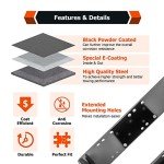 WeiSen Winch Mount Bracket for Polaris ATVs