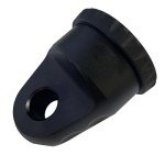 Aluminum Winch Shackle Mount with Rubber Guard