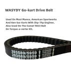 3 Pack Go Kart Drive Belts for 30 Series