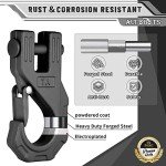 Heavy Duty 3/8" ATV Winch Hook with Safety Latch