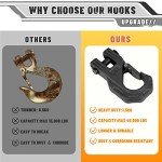 Heavy Duty 3/8" ATV Winch Hook with Safety Latch