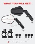 Adjustable ATV Motorcycle Rear View Mirrors