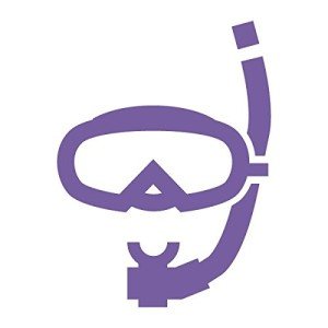 Pun Snorkel & Goggles Vinyl Decal for Outdoors