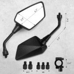 Adjustable Universal Rearview Mirrors for ATV & Motorcycle