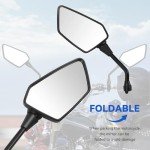 Adjustable Universal Rearview Mirrors for ATV & Motorcycle