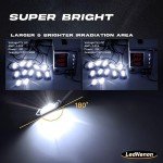 Bright White LED Rock Lights Kit for ATVs/SUVs