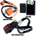 ATV Ignition Wiring Harness and Spark Plug Kit