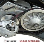 TRIONES ATV UTV Drive Belt Replacement 19G3982