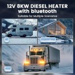 8KW Diesel Air Heater with Bluetooth Control