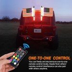 Nilight 2FT RGB LED Whip Lights with Remote