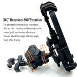 360° ATV Phone Holder for Handlebar Mounting