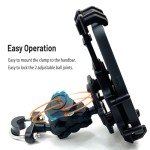 360° ATV Phone Holder for Handlebar Mounting