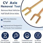 Sunluway 2 Pack 12020 Axle Popper Kit Inner CV Axle Removal Tool Set for Use on Front Wheel Drive Vehicles-Remove Most Vehicles’ Half-Shaft Drive Axles-Fix Damaged CV Joints