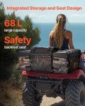 VEVOR 68L ATV Rear Storage Bag with Cushion