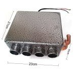 Futchoy 12V 4-Port Compact Underdash Heater