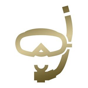 Pun Snorkel & Goggles Vinyl Decal for Outdoors