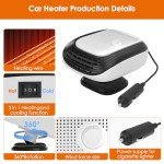 12V Portable Car Heater Fan & Defogger