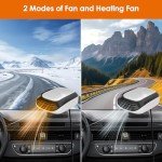 12V Portable Car Heater Fan & Defogger