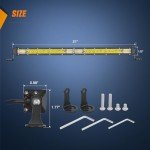 Nilight 21-Inch LED Light Bar for Off-Road Use