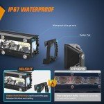 Nilight 21-Inch LED Light Bar for Off-Road Use