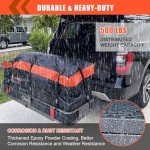 MeeFar Folding Hitch Cargo Carrier with Waterproof Bag