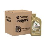 Castrol Power1 V-Twin 20W-50 Motorcycle Oil, 6 Pack