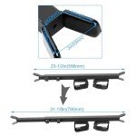 HECASA Adjustable Universal UTV Gun Rack Carrier