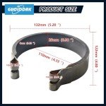 4" Band Brake Drum and Pin Kit for ATV