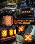 NOVSIGHT 4 Inch LED Pod Lights - X Series
