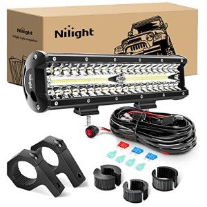 Nilight 12 Inch 300W Triple Row LED Light Bar