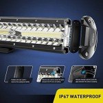 Nilight 12 Inch 300W Triple Row LED Light Bar