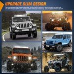 Nilight 50" Slim LED Light Bar for Offroad Vehicles