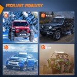 Nilight 50" Slim LED Light Bar for Offroad Vehicles