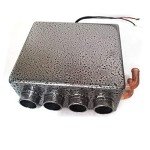 Futchoy 12V 4-Port Compact Underdash Heater
