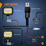 Nilight 4" 60W LED Pods with Wiring Harness