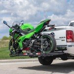 Black Widow Steel Motorcycle Carrier with Ramp