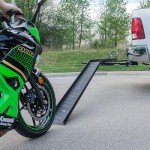 Black Widow Steel Motorcycle Carrier with Ramp