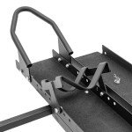 Black Widow Steel Motorcycle Carrier with Ramp